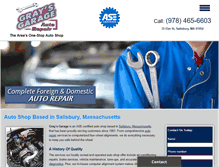 Tablet Screenshot of graysautorepairgarage.com